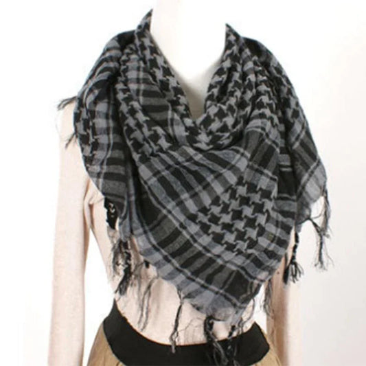 2023 New Spring Winter Military Fashion Lightweight Army Plaid Scarf Men And Women Tactical Arab Scarf To Keep Warm